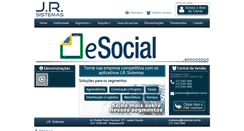 Desktop Screenshot of jrsistemas.com.br