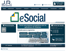 Tablet Screenshot of jrsistemas.com.br